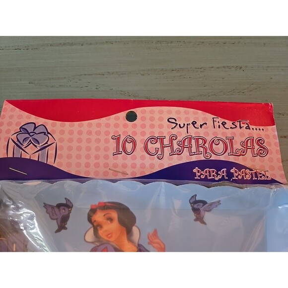 10 Snow White Paper Square Plates For Cake 8×7 Set Of 3 New In Package, Party - Picture 4 of 5